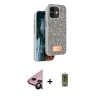 MARSİLYAN™- iPhone 11 Kılıf Vadi Klasik Serisi - Siyah Joko Magic 5D Hayalet Cam + Raze Metal Kamera Lens - SH