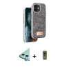 MARSİLYAN™- iPhone 11 Kılıf Vadi Klasik Serisi - Siyah Joko Magic 5D Hayalet Cam + Raze Metal Kamera Lens - MI