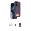 MARSİLYAN™- iPhone 11 Kılıf Vadi Klasik Serisi - Siyah Joko Magic 5D Hayalet Cam + Renkli Kamera Lens Koruma Cam - SI
