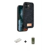 MARSİLYAN™- iPhone 11 Kılıf Vadi Klasik Serisi - Siyah Joko Magic 5D Hayalet Cam + Renkli Kamera Lens Koruma Cam - YL