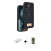 MARSİLYAN™- iPhone 11 Kılıf Vadi Klasik Serisi - Siyah Joko Magic 5D Hayalet Cam + Renkli Kamera Lens Koruma Cam - SI