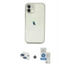 MARSİLYAN™- iPhone 11 Kılıf Vadi Minimal - Şeffaf Royal Nano Ekran Koruyucu + Pers Alüminyum Kamera Lens - LT