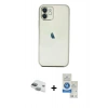 MARSİLYAN™- iPhone 11 Kılıf Vadi Minimal - Şeffaf Royal Nano Ekran Koruyucu + Pers Alüminyum Kamera Lens - YL