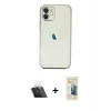 MARSİLYAN™- iPhone 11 Kılıf Vadi Minimal - Siyah 6D Mat Seramik Hayalet Nano Ekran Koruyucu + Şeffaf Kamera Lens Koruma Cam