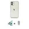 MARSİLYAN™- iPhone 11 Kılıf Vadi Minimal - Siyah Joko Magic 5D Cam + Raze Metal Kamera Lens - MI