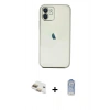 MARSİLYAN™- iPhone 11 Kılıf Vadi Minimal - Siyah Joko Magic 5D Cam + Pers Alüminyum Kamera Lens - GD