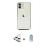 MARSİLYAN™- iPhone 11 Kılıf Vadi Minimal - Siyah Joko Magic 5D Cam + Raze Metal Kamera Lens - GS