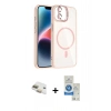 MARSİLYAN™- iPhone 11 Kılıf Yadigar Asil Koleksiyonu - Şeffaf Royal Nano Ekran Koruyucu + Pers Alüminyum Kamera Lens - GD