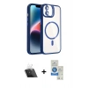 MARSİLYAN™- iPhone 11 Kılıf Yadigar Asil Koleksiyonu - Şeffaf Royal Nano Ekran Koruyucu + Kamera Lens Koruma Cam - SF