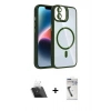 MARSİLYAN™- iPhone 11 Kılıf Yadigar Asil Koleksiyonu - Şeffaf Uv Polymer Nano Ekran Koruyucu + Kamera Lens Koruma Cam - SF