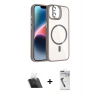 MARSİLYAN™- iPhone 11 Kılıf Yadigar Asil Koleksiyonu - Şeffaf Uv Polymer Nano Ekran Koruyucu + Kamera Lens Koruma Cam - SF