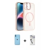 MARSİLYAN™- iPhone 11 Kılıf Yadigar Asil Koleksiyonu - Şeffaf Uv Polymer Nano Ekran Koruyucu + Neon Fosforlu Kamera Lens - MI