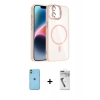 MARSİLYAN™- iPhone 11 Kılıf Yadigar Asil Koleksiyonu - Şeffaf Uv Polymer Nano Ekran Koruyucu + Neon Fosforlu Kamera Lens - YL
