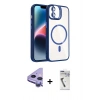 MARSİLYAN™- iPhone 11 Kılıf Yadigar Asil Koleksiyonu - Şeffaf Uv Polymer Nano Ekran Koruyucu + Raze Metal Kamera Lens - MR