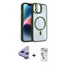 MARSİLYAN™- iPhone 11 Kılıf Yadigar Asil Koleksiyonu - Şeffaf Uv Polymer Nano Ekran Koruyucu + Raze Metal Kamera Lens - MR