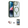 MARSİLYAN™- iPhone 11 Kılıf Yadigar Asil Koleksiyonu - Siyah 34D Hayalet Izgaralı Cam + Pers Alüminyum Kamera Lens - KI