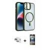 MARSİLYAN™- iPhone 11 Kılıf Yadigar Asil Koleksiyonu - Siyah 34D Hayalet Izgaralı Cam + Pers Alüminyum Kamera Lens - YL