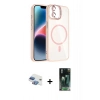 MARSİLYAN™- iPhone 11 Kılıf Yadigar Asil Koleksiyonu - Siyah 360 Mat Full Body Arka Koruyucu + Pers Alüminyum Kamera Lens - GI