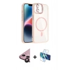 MARSİLYAN™- iPhone 11 Kılıf Yadigar Asil Koleksiyonu - Siyah 3D Antistatik Cam Ekran Koruyucu + Raze Metal Kamera Lens - SH