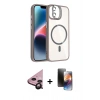 MARSİLYAN™- iPhone 11 Kılıf Yadigar Asil Koleksiyonu - Siyah 3D Antistatik Mat Seramik Nano Ekran Koruyucu + Raze Metal Kamera Lens - SH
