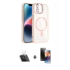 MARSİLYAN™- iPhone 11 Kılıf Yadigar Asil Koleksiyonu - Siyah 3D Antistatik Mat Seramik Nano Ekran Koruyucu + Kamera Lens Koruma Cam - SF