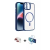 MARSİLYAN™- iPhone 11 Kılıf Yadigar Asil Koleksiyonu - Siyah 3D Antistatik Seramik Nano Ekran Koruyucu + Pers Alüminyum Kamera Lens - KI