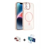 MARSİLYAN™- iPhone 11 Kılıf Yadigar Asil Koleksiyonu - Siyah 3D Antistatik Seramik Nano Ekran Koruyucu + Pers Alüminyum Kamera Lens - KI