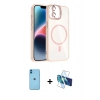 MARSİLYAN™- iPhone 11 Kılıf Yadigar Asil Koleksiyonu - Siyah 3D Antistatik Seramik Nano Ekran Koruyucu + Neon Fosforlu Kamera Lens - MI