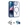 MARSİLYAN™- iPhone 11 Kılıf Yadigar Asil Koleksiyonu - Siyah 3D Antistatik Seramik Nano Ekran Koruyucu + Raze Metal Kamera Lens - GS