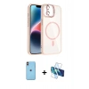 MARSİLYAN™- iPhone 11 Kılıf Yadigar Asil Koleksiyonu - Siyah 3D Antistatik Seramik Nano Ekran Koruyucu + Neon Fosforlu Kamera Lens - TU