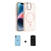 MARSİLYAN™- iPhone 11 Kılıf Yadigar Asil Koleksiyonu - Siyah 6D Antistatik Mat Seramik Hayalet Nano Ekran Koruyucu + Neon Fosforlu Kamera Lens - TU
