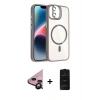 MARSİLYAN™- iPhone 11 Kılıf Yadigar Asil Koleksiyonu - Siyah 6D Antistatik Mat Seramik Hayalet Nano Ekran Koruyucu + Raze Metal Kamera Lens - SH