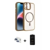 MARSİLYAN™- iPhone 11 Kılıf Yadigar Asil Koleksiyonu - Siyah 6D Antistatik Mat Seramik Hayalet Nano Ekran Koruyucu + Pers Alüminyum Kamera Lens - LT