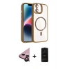 MARSİLYAN™- iPhone 11 Kılıf Yadigar Asil Koleksiyonu - Siyah 6D Antistatik Mat Seramik Hayalet Nano Ekran Koruyucu + Raze Metal Kamera Lens - SH