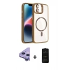 MARSİLYAN™- iPhone 11 Kılıf Yadigar Asil Koleksiyonu - Siyah 6D Antistatik Mat Seramik Hayalet Nano Ekran Koruyucu + Raze Metal Kamera Lens - MR