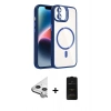MARSİLYAN™- iPhone 11 Kılıf Yadigar Asil Koleksiyonu - Siyah 6D Antistatik Mat Seramik Hayalet Nano Ekran Koruyucu + Raze Metal Kamera Lens - GS