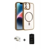 MARSİLYAN™- iPhone 11 Kılıf Yadigar Asil Koleksiyonu - Siyah 6D Antistatik Mat Seramik Hayalet Nano Ekran Koruyucu + Pers Alüminyum Kamera Lens - GD