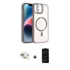 MARSİLYAN™- iPhone 11 Kılıf Yadigar Asil Koleksiyonu - Siyah 6D Antistatik Mat Seramik Hayalet Nano Ekran Koruyucu + Pers Alüminyum Kamera Lens - GD
