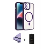 MARSİLYAN™- iPhone 11 Kılıf Yadigar Asil Koleksiyonu - Siyah 6D Antistatik Mat Seramik Hayalet Nano Ekran Koruyucu + Raze Metal Kamera Lens - MR