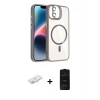 MARSİLYAN™- iPhone 11 Kılıf Yadigar Asil Koleksiyonu - Siyah 6D Antistatik Mat Seramik Hayalet Nano Ekran Koruyucu + Renkli Kamera Lens Koruma Cam - SI