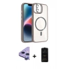 MARSİLYAN™- iPhone 11 Kılıf Yadigar Asil Koleksiyonu - Siyah 6D Antistatik Mat Seramik Hayalet Nano Ekran Koruyucu + Raze Metal Kamera Lens - MR