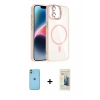 MARSİLYAN™- iPhone 11 Kılıf Yadigar Asil Koleksiyonu - Siyah 6D Mat Seramik Hayalet Nano Ekran Koruyucu + Neon Fosforlu Kamera Lens - YL