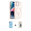 MARSİLYAN™- iPhone 11 Kılıf Yadigar Asil Koleksiyonu - Siyah 6D Mat Seramik Hayalet Nano Ekran Koruyucu + Neon Fosforlu Kamera Lens - TU