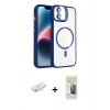 MARSİLYAN™- iPhone 11 Kılıf Yadigar Asil Koleksiyonu - Siyah 6D Mat Seramik Hayalet Nano Ekran Koruyucu + Renkli Kamera Lens Koruma Cam - SI