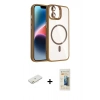 MARSİLYAN™- iPhone 11 Kılıf Yadigar Asil Koleksiyonu - Siyah 6D Mat Seramik Hayalet Nano Ekran Koruyucu + Renkli Kamera Lens Koruma Cam - TU