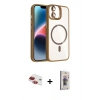 MARSİLYAN™- iPhone 11 Kılıf Yadigar Asil Koleksiyonu - Siyah Bilvis 3D Cam Ekran Koruyucu + Pers Alüminyum Kamera Lens - KI