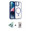 MARSİLYAN™- iPhone 11 Kılıf Yadigar Asil Koleksiyonu - Siyah Bilvis 3D Cam Ekran Koruyucu + Raze Metal Kamera Lens - MI