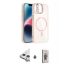 MARSİLYAN™- iPhone 11 Kılıf Yadigar Asil Koleksiyonu - Siyah Bilvis 3D Cam Ekran Koruyucu + Raze Metal Kamera Lens - GS