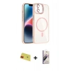 MARSİLYAN™- iPhone 11 Kılıf Yadigar Asil Koleksiyonu - Siyah Bilvis 3D Mat Cam Ekran Koruyucu + Rainbow Kamera Lens Koruma Cam - KI