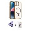 MARSİLYAN™- iPhone 11 Kılıf Yadigar Asil Koleksiyonu - Siyah Bilvis 3D Mat Cam Ekran Koruyucu + Raze Metal Kamera Lens - MR